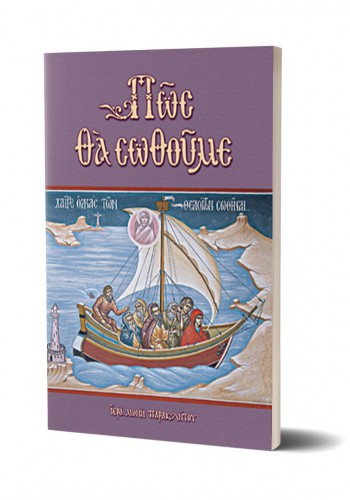 ΠΩΣ ΘΑ ΣΩΘΟΥΜΕ ΜΟΝΑΧΟΣ ΑΓΑΠΙΟΣ